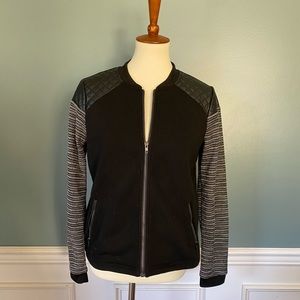 Mystree Lilliah Quilted Ponte Jacket